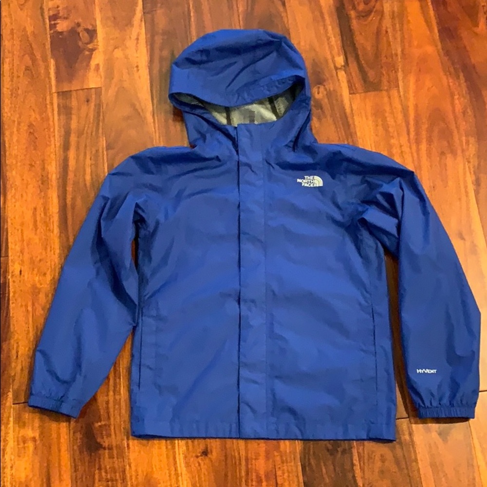 The North Face hooded rain jacket